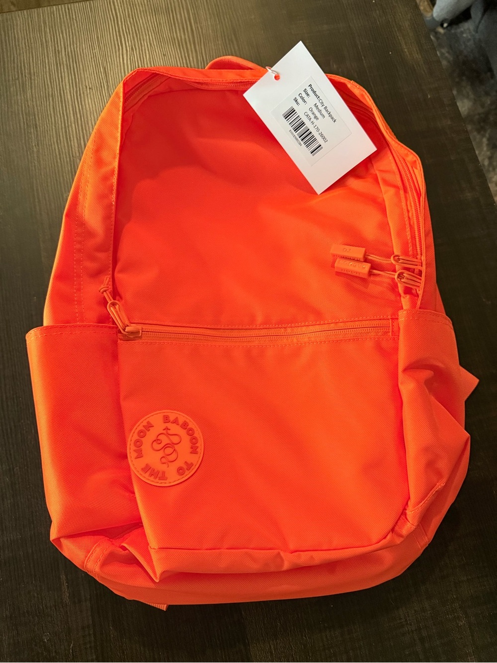 NWT - BABOON TO THE MOON - Orange City Backpack
